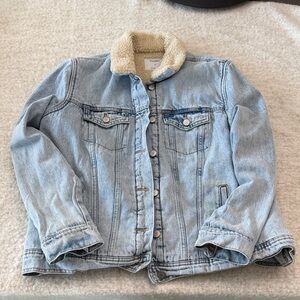Old Navy Sherpa Denim Jacket